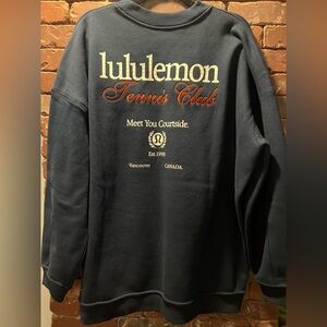 Lululemon Navy Dark Blue Tennis Club Crew